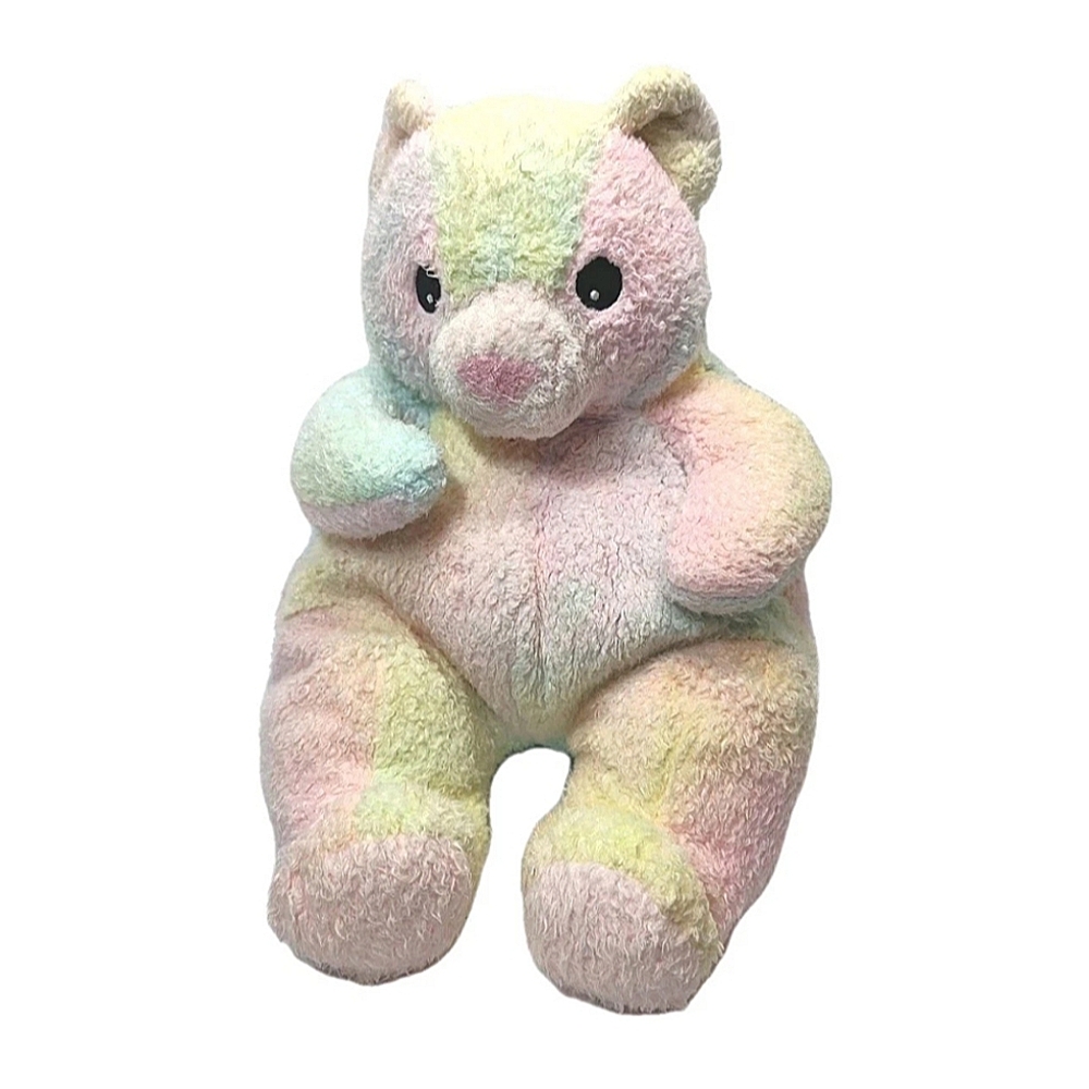 Vintage 1999 TY Bearbaby Pillow Pal Rattle plush tie dye